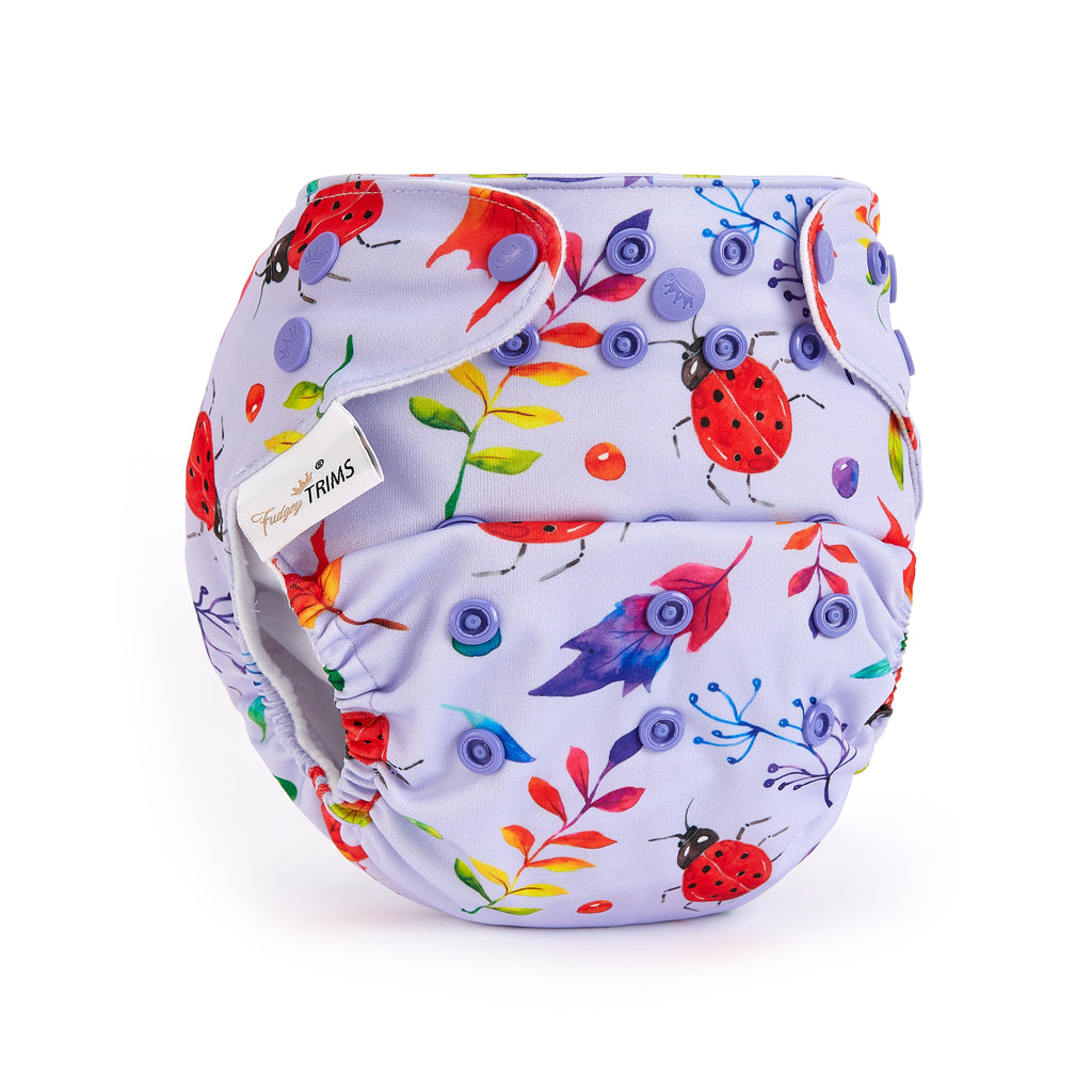 Fudgey TRIMS™ 2.0 Pocket Nappy - Lady Bug