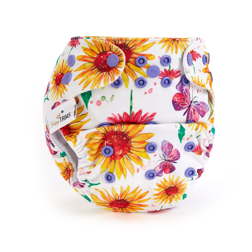 Fudgey TRIMS™ 2.0 Pocket Nappy - Garden Delight