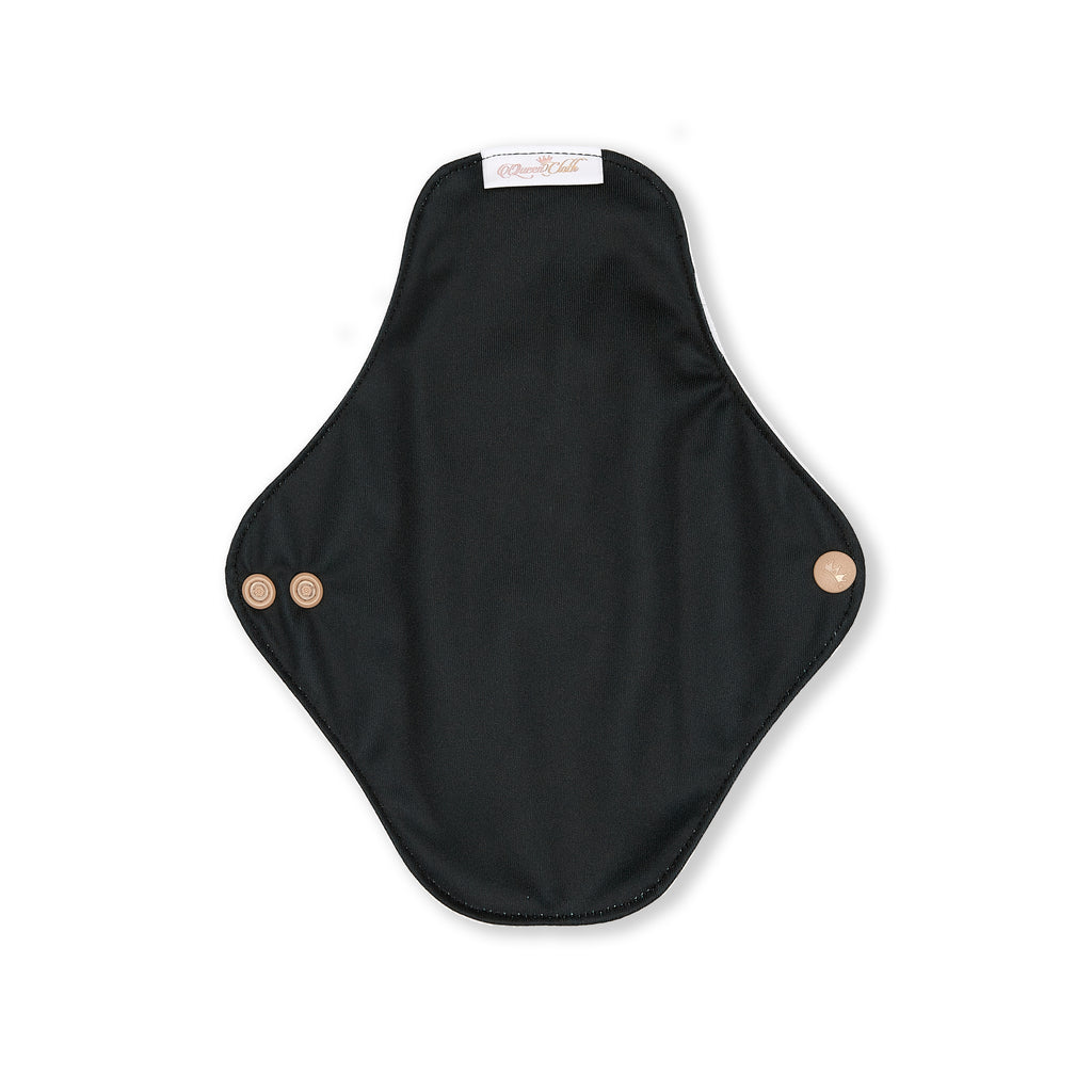 Black Reusable Panty Liner - Single