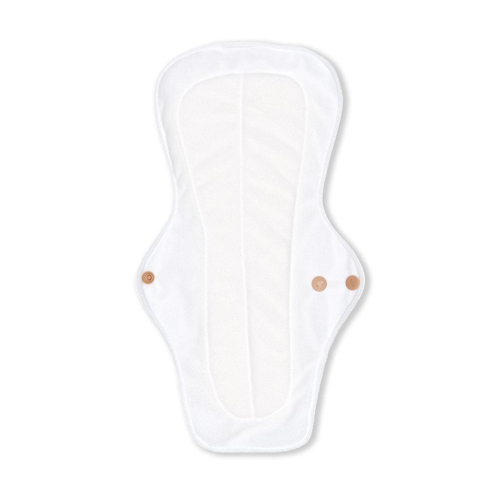 White Reusable Night Pad / Maternity - Single