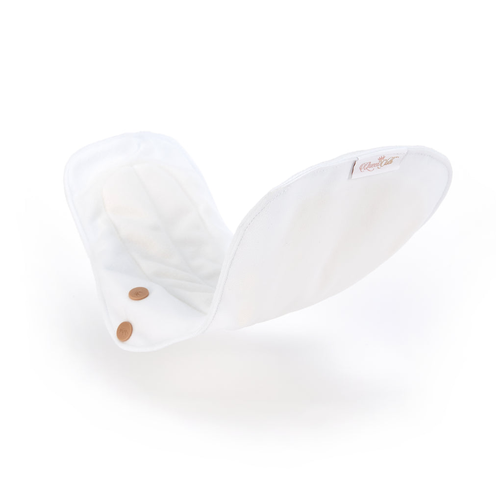 White Reusable Night Pad / Maternity - Single