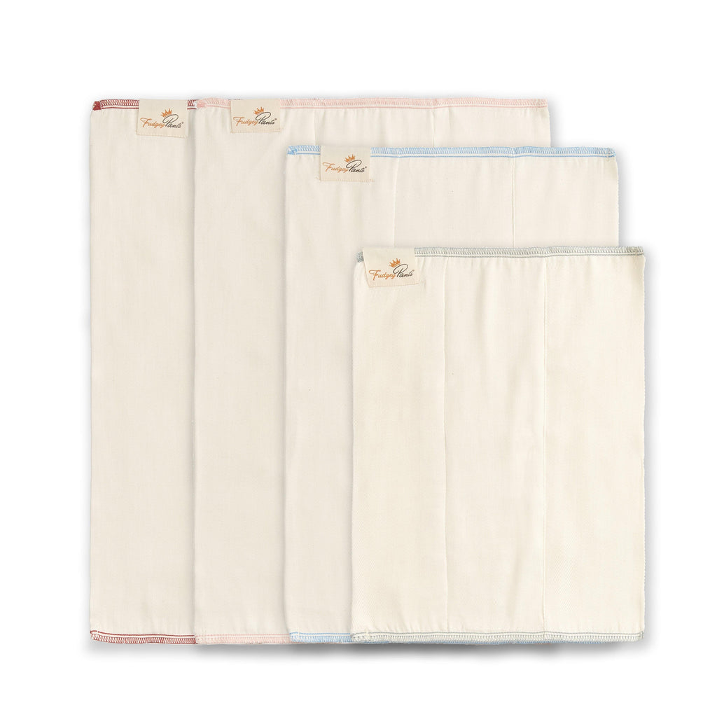 Bamboo and Organic Cotton Prefold - Fudgey Pants