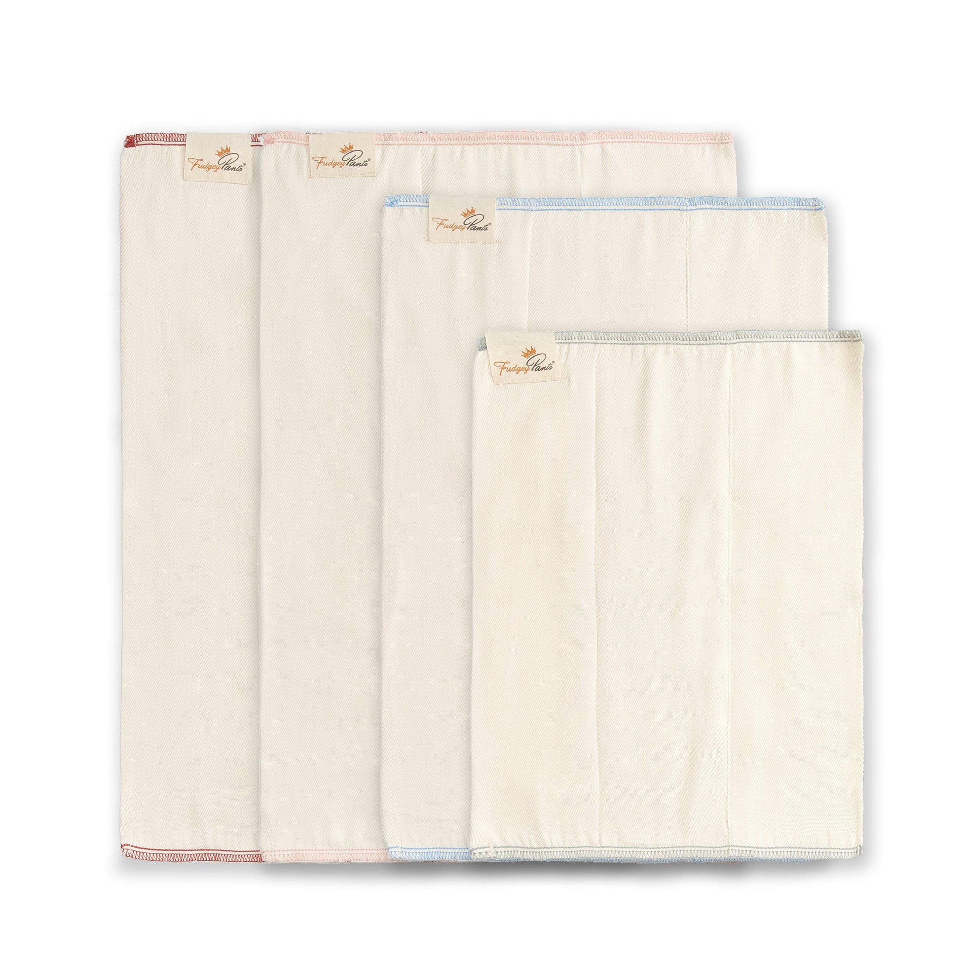 Organic Cotton Prefold - Fudgey Pants