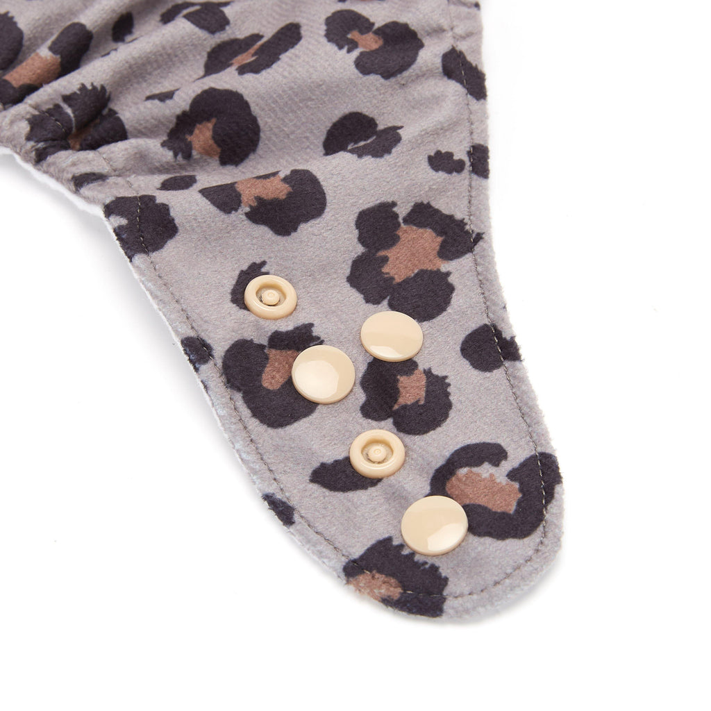 Fudgey TRIMS™ Pocket Nappy - Classic Leopard (Minky) - Fudgey Pants