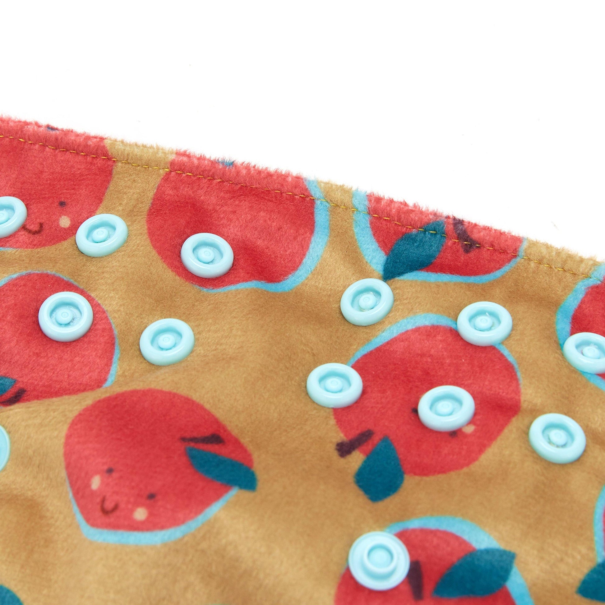Fudgey TRIMS™ Pocket Nappy - Happy Apples (Minky) - Fudgey Pants