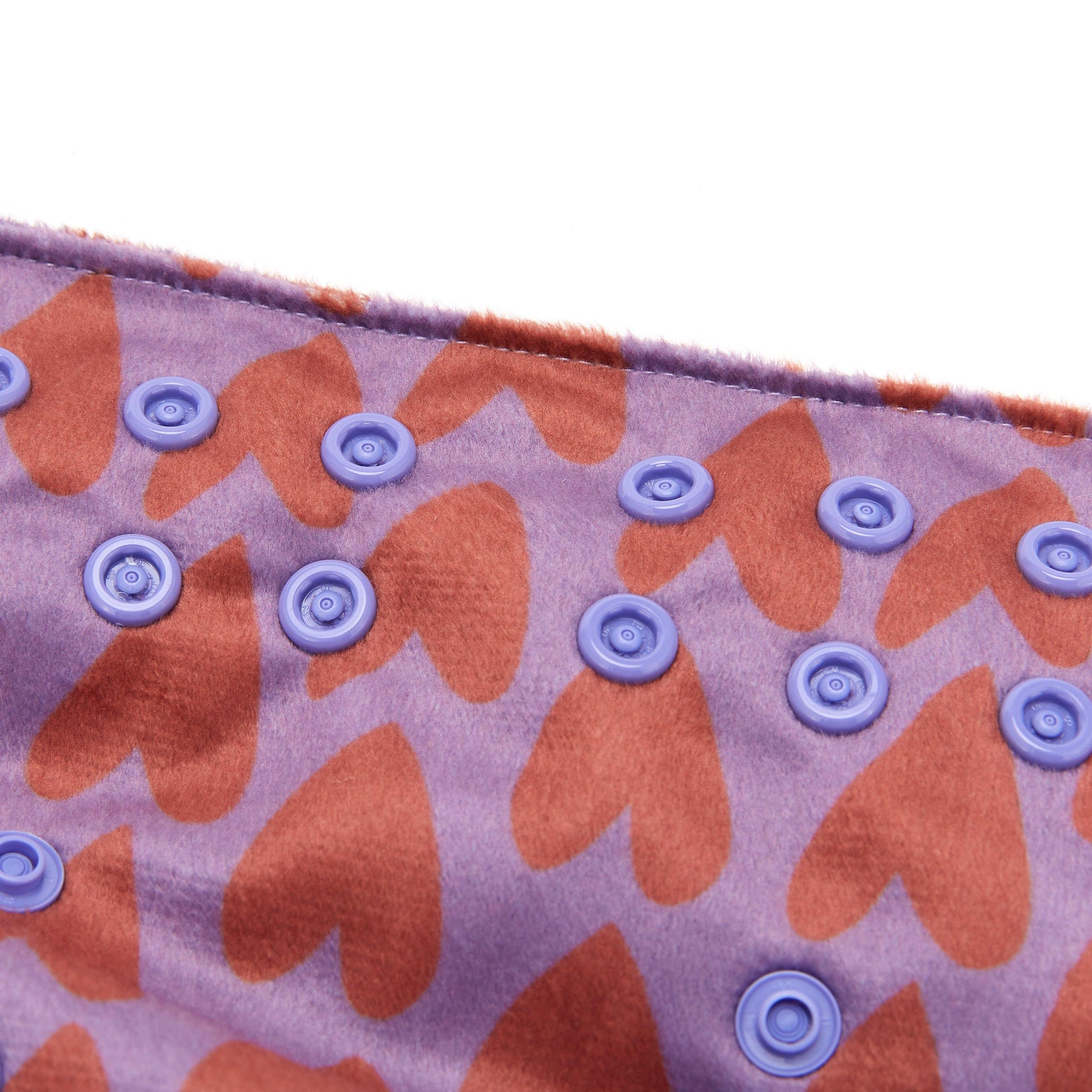 Fudgey TRIMS™ Pocket Nappy - Hippy Hearts (Minky) - Fudgey Pants