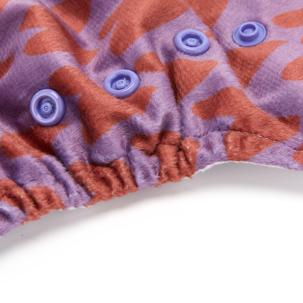 Fudgey TRIMS™ Pocket Nappy - Hippy Hearts (Minky) - Fudgey Pants