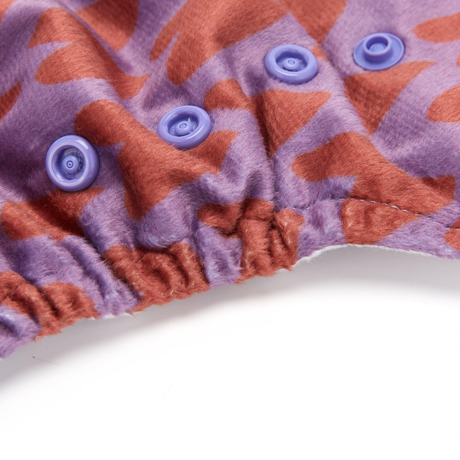 Fudgey TRIMS™ Pocket Nappy - Hippy Hearts (Minky) - Fudgey Pants