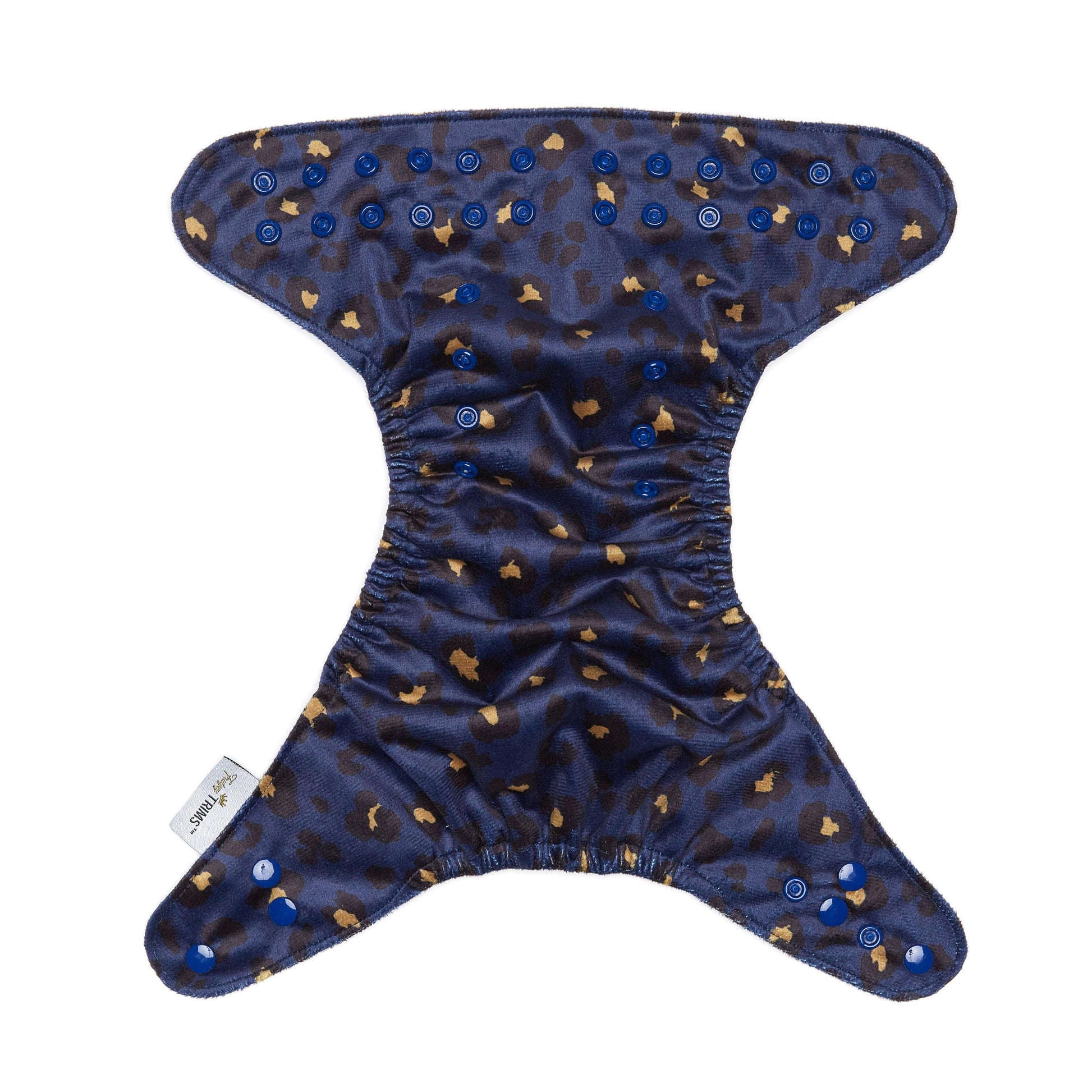 Fudgey TRIMS™ Pocket Nappy - Midnight Leopard (Minky) - Fudgey Pants