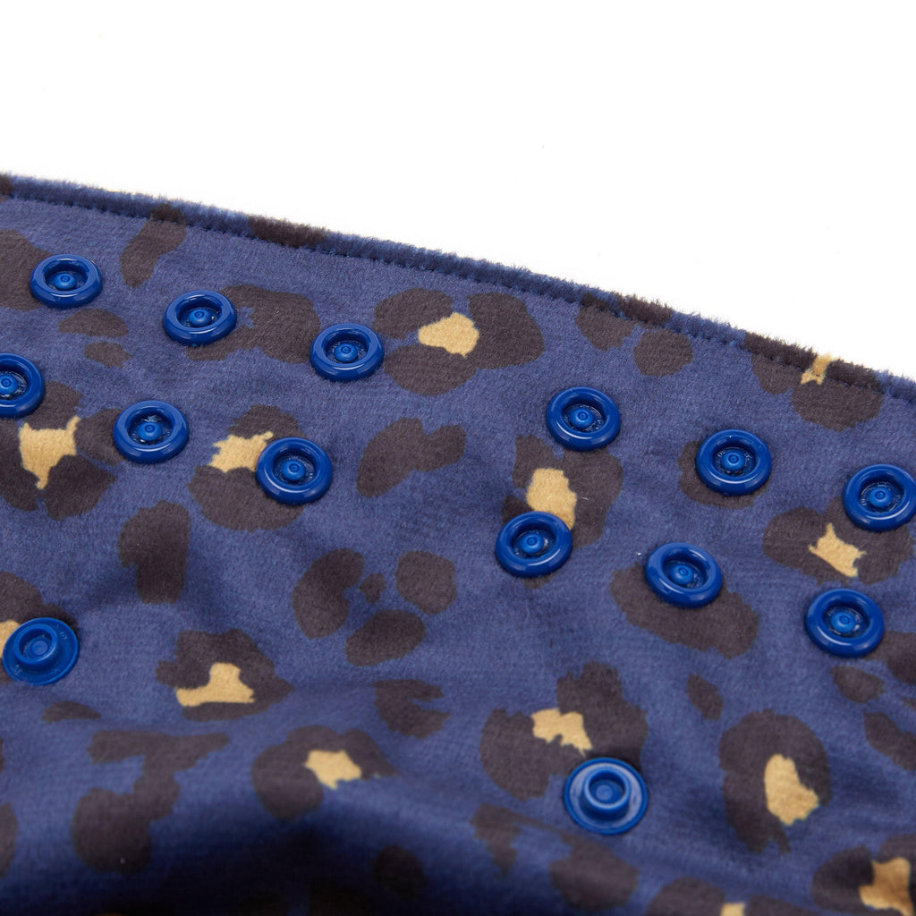 Fudgey TRIMS™ Pocket Nappy - Midnight Leopard (Minky) - Fudgey Pants