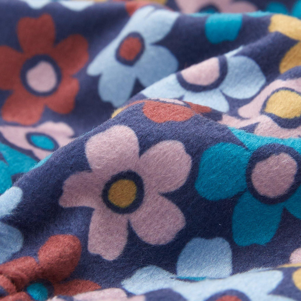 Fudgey TRIMS™ Pocket Nappy - Retro Floral (Minky) - Fudgey Pants