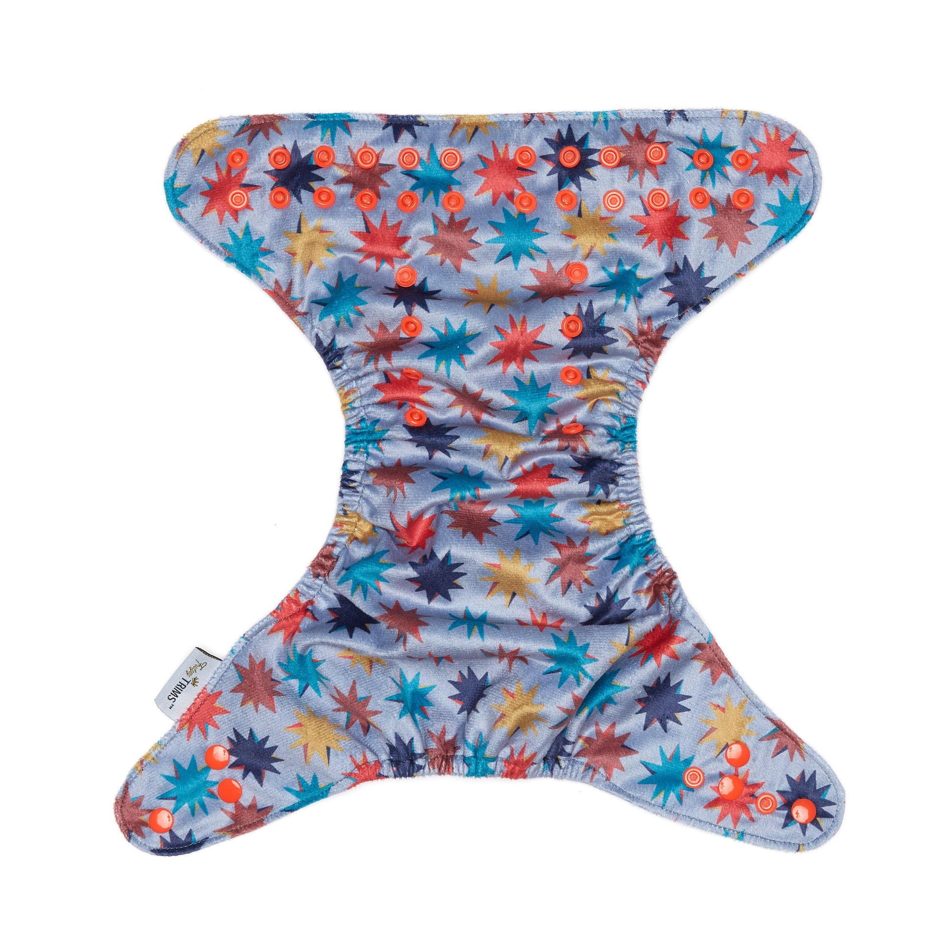 Fudgey TRIMS™ Pocket Nappy - Star Burst (Minky) - Fudgey Pants