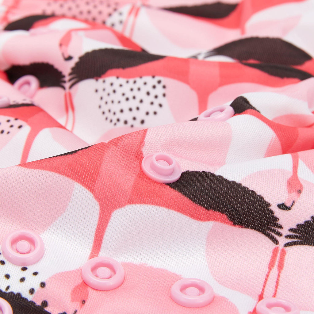 Fudgey TRIMS™ Pocket Nappy - Flippin Flamigos - Fudgey Pants