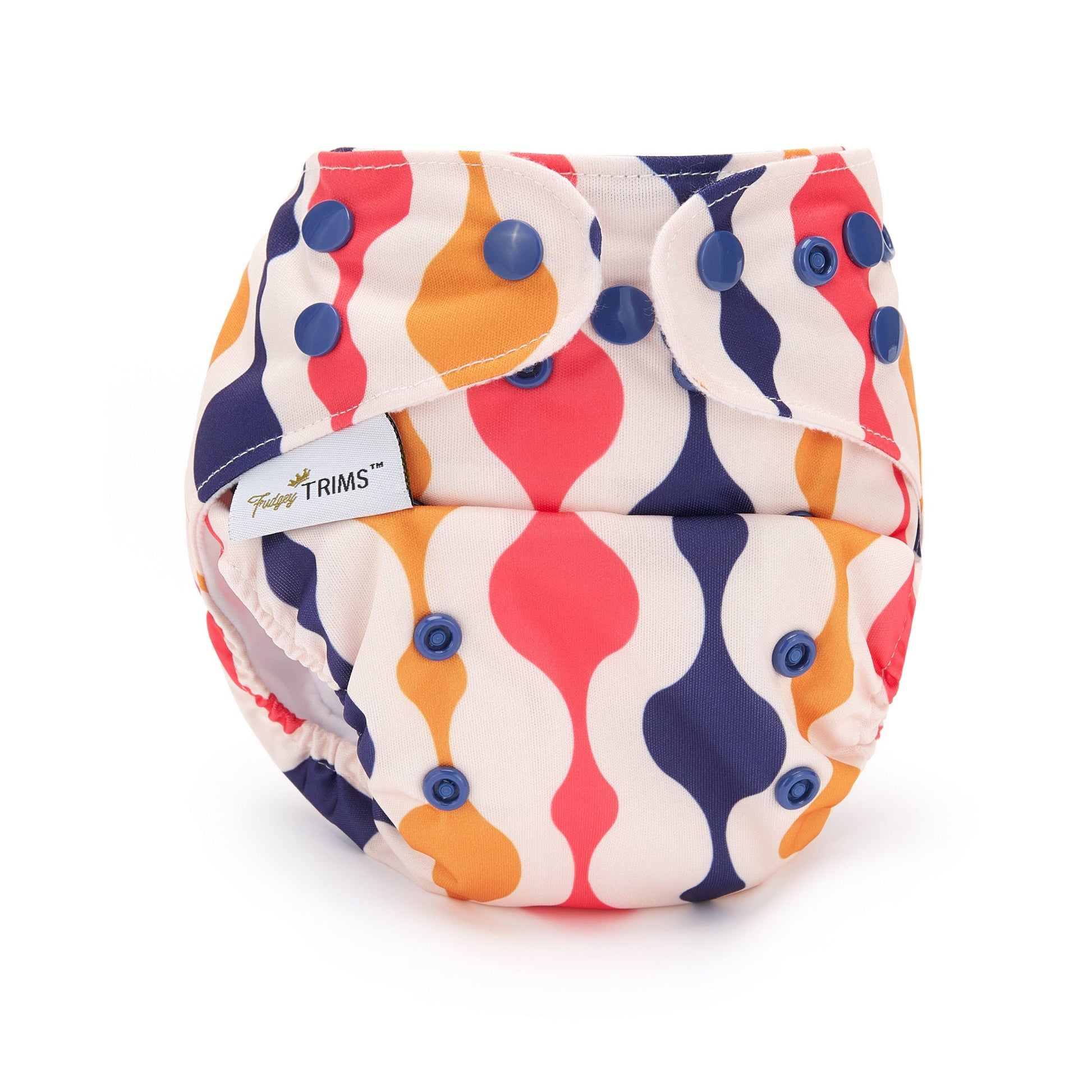 Fudgey TRIMS™ Pocket Nappy - Retro Geo - Fudgey Pants